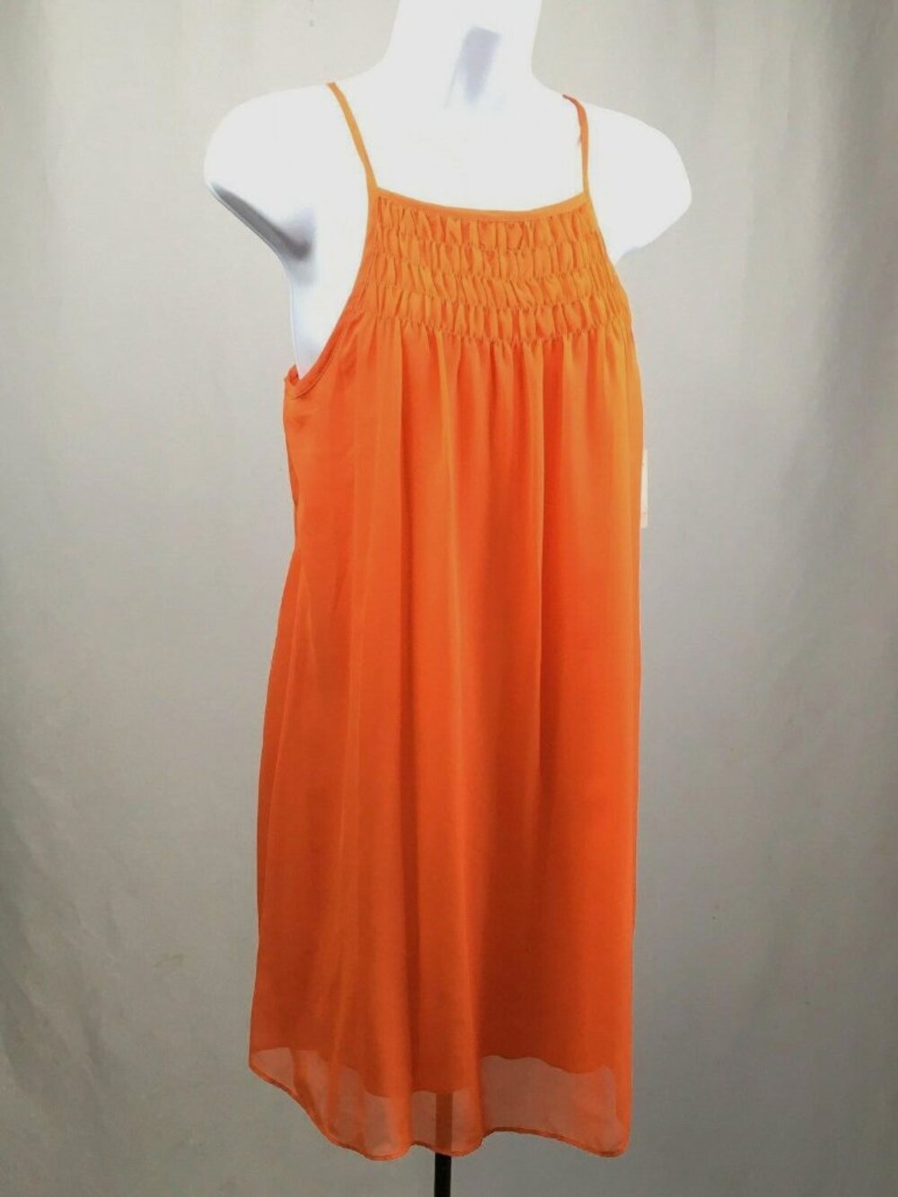 NEW My Michelle Orange Babydoll Dress Size Small